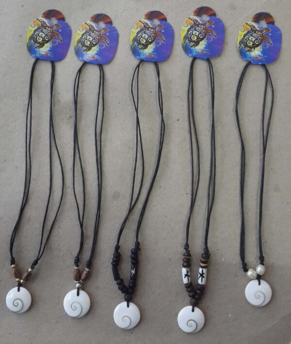 Necklaces – Spiral Shell & Turtle Pendant Collection