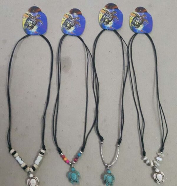 Necklaces – Spiral Shell & Turtle Pendant Collection